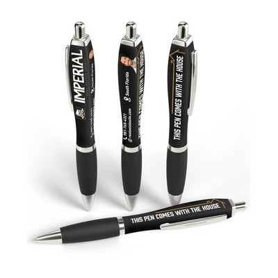 Union Printed - Eco Friendly Squared Satin Soft Gel Performance Pen