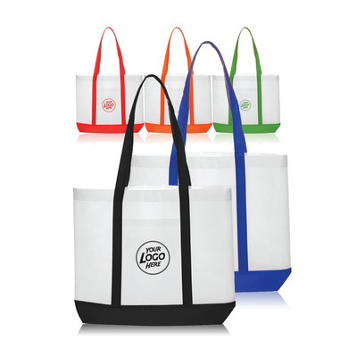 Trim Color Non-Woven Tote Bags
