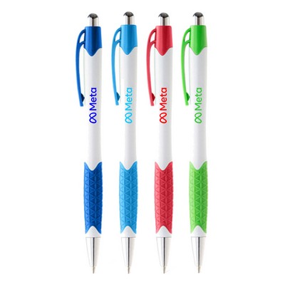 Union Printed - Joe Grip White barrels Click Pen