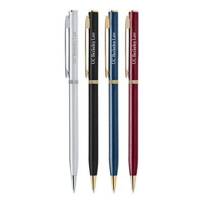 Union Printed - Brass Twist Metal Pen