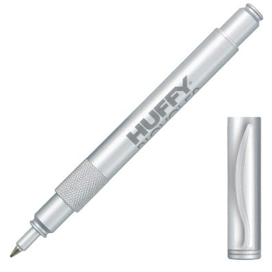 Apollo-I Silver Rollerball Pen w/Textured Grip