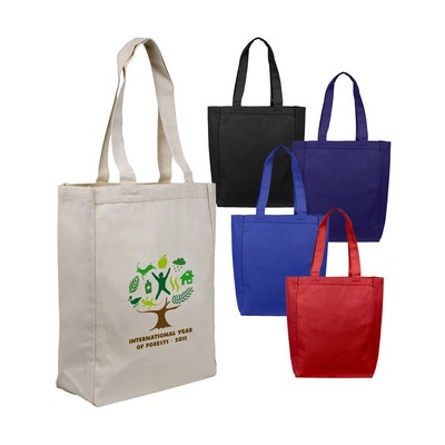 10oz Cotton Canvas Eco Shopping Tote Bag